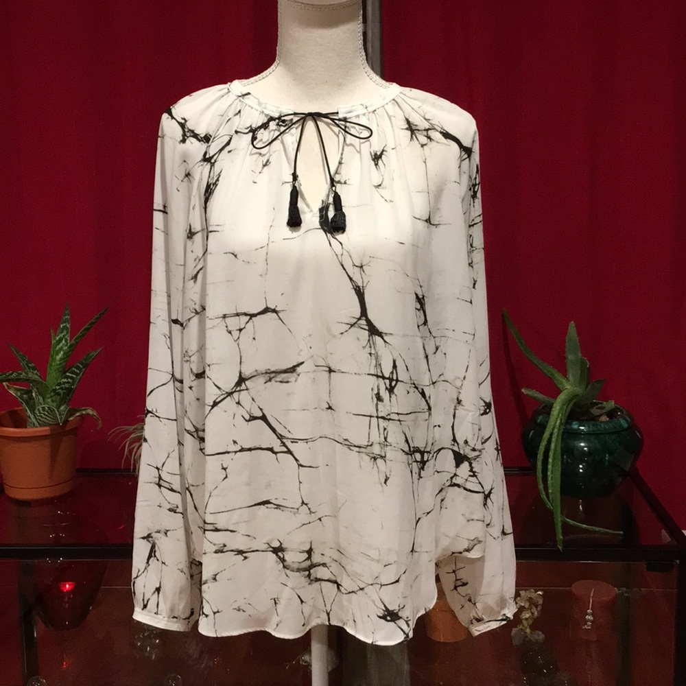 Simply Vera by Vera Wang Print Tunic Size Large